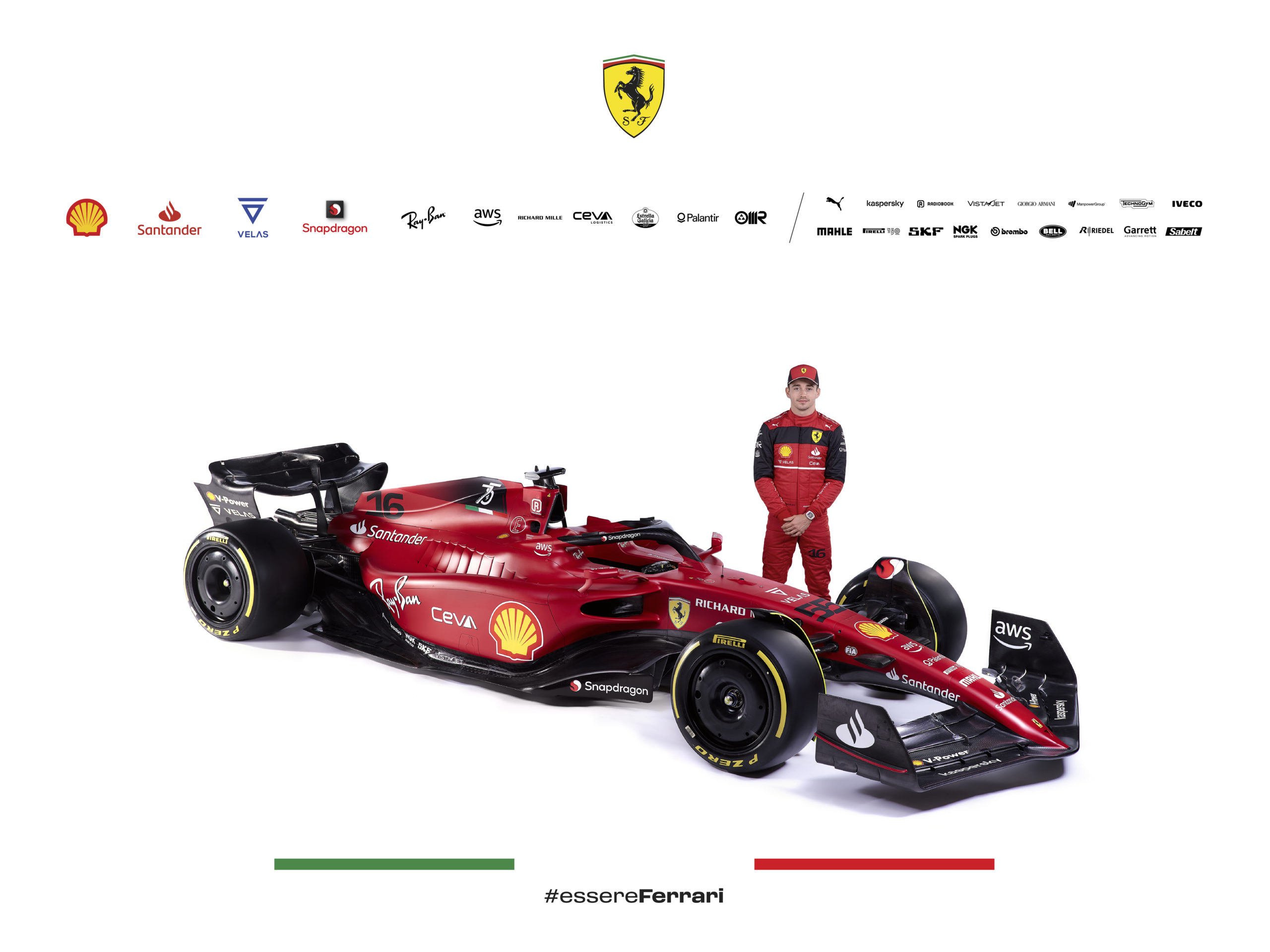 Les différences entre le volant Ferrari de Sainz et celui de Leclerc